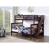 Staircase Twin Over Double Bunkbed B1850 International Furniture